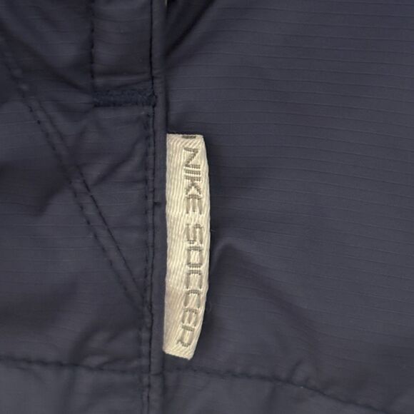 Nike Soccer Windbreaker Youth Large L 12-14 Blue Full Zip Mesh Lined Jacket - Picture 4 of 7